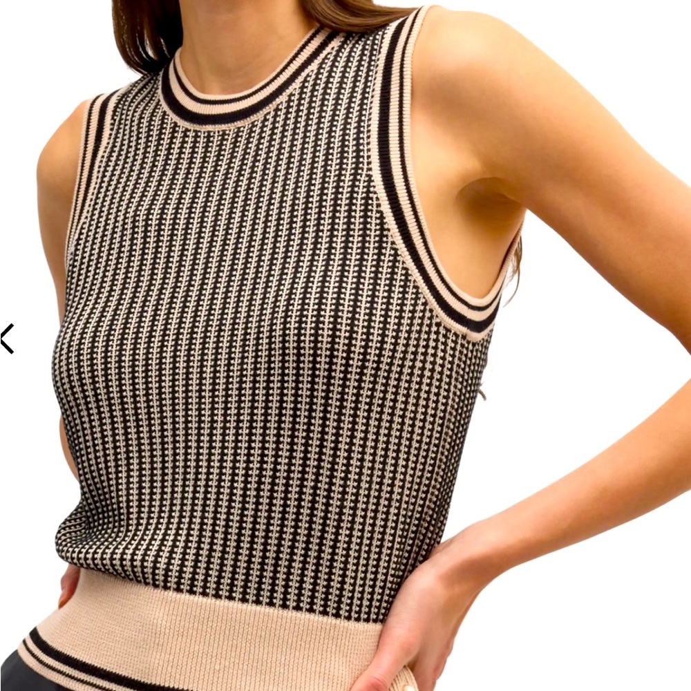 Two tone vest by Autumn Cashmere